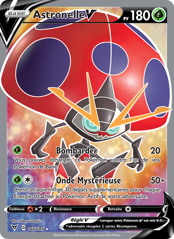 Astronelle V 166 — Vivid Voltage (French Pokémon TCG card)