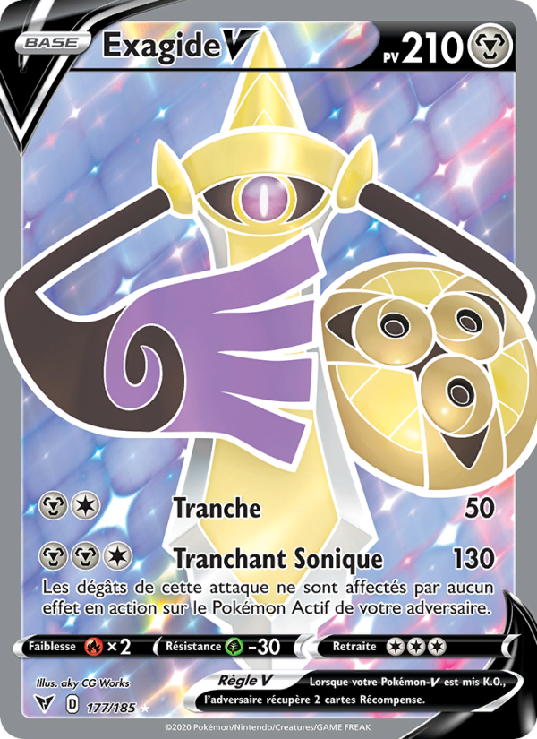 Exagide V 177 — Vivid Voltage (French Pokémon TCG card)
