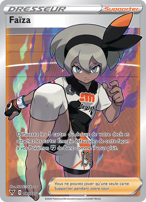 Faïza 180 — Vivid Voltage (French Pokémon TCG card)