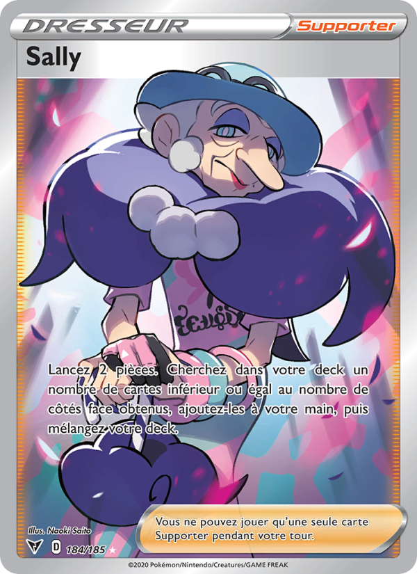 Sally 184 — Vivid Voltage (French Pokémon TCG card)