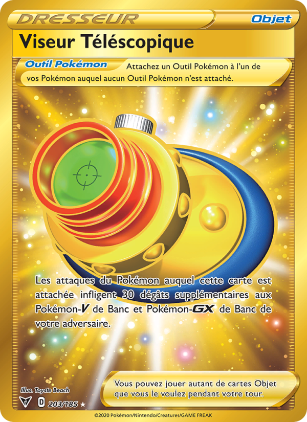 Viseur Téléscopique 203 — Vivid Voltage (French Pokémon TCG card)
