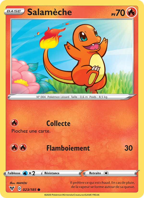 Salamèche 23 — Vivid Voltage (French Pokémon TCG card)