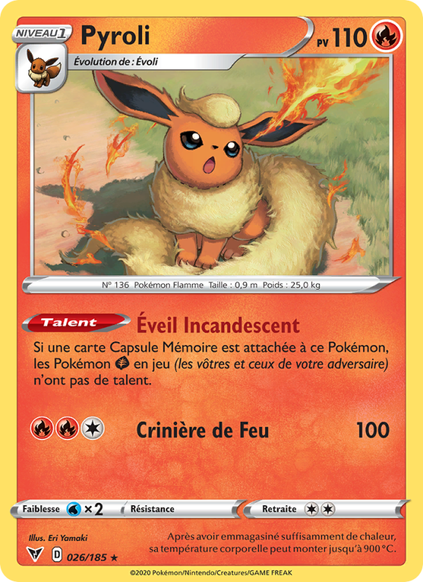 Pyroli 26 — Vivid Voltage (French Pokémon TCG card)