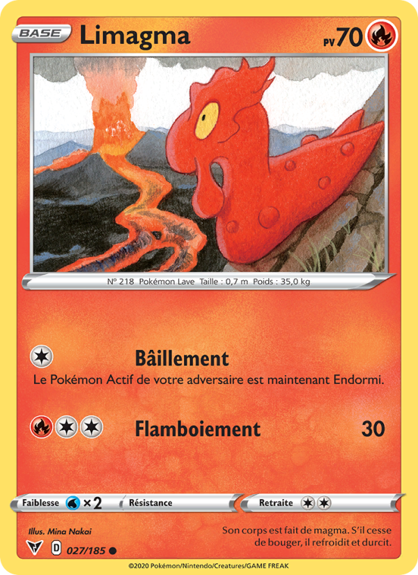 Limagma 27 — Vivid Voltage (French Pokémon TCG card)