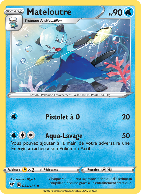 Mateloutre 34 — Vivid Voltage (French Pokémon TCG card)