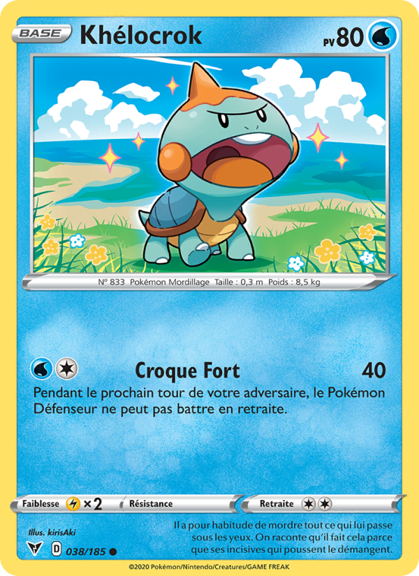 Khélocrok 38 — Vivid Voltage (French Pokémon TCG card)