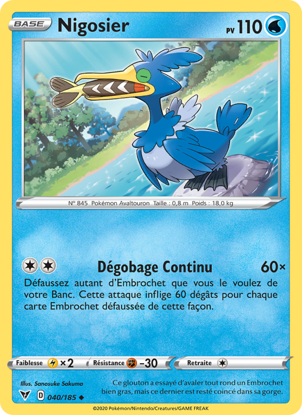 Nigosier 40 — Vivid Voltage (French Pokémon TCG card)