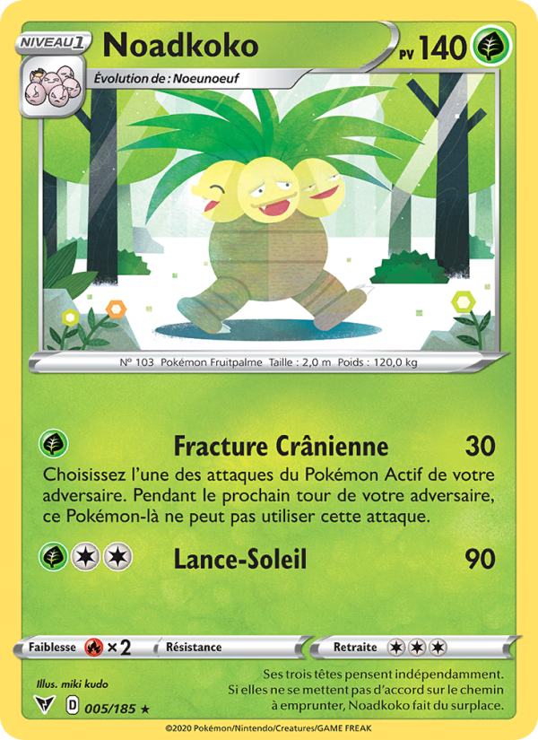 Noadkoko 5 — Vivid Voltage (French Pokémon TCG card)