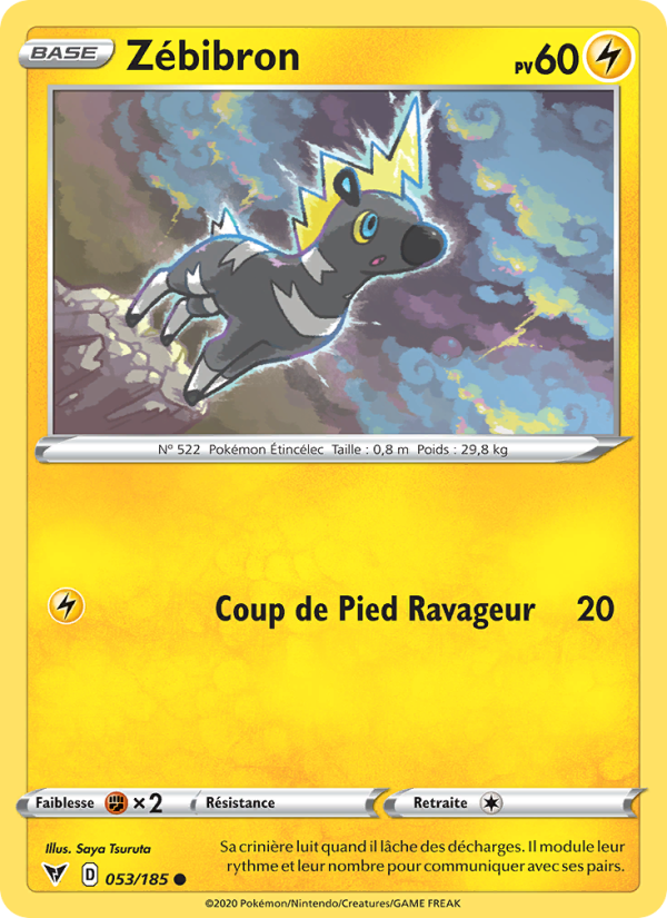 Zébibron 53 — Vivid Voltage (French Pokémon TCG card)