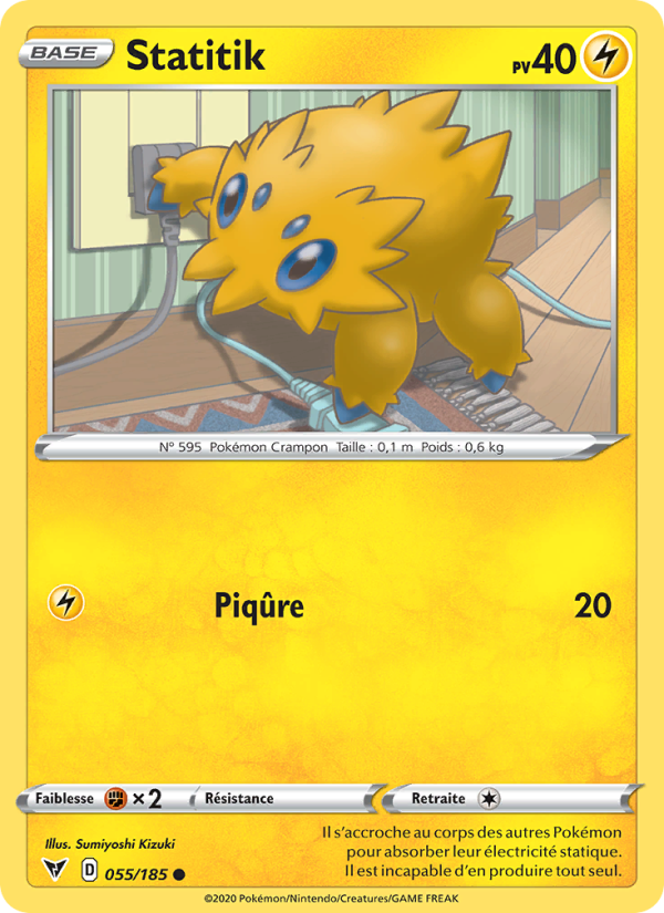 Statitik 55 — Vivid Voltage (French Pokémon TCG card)