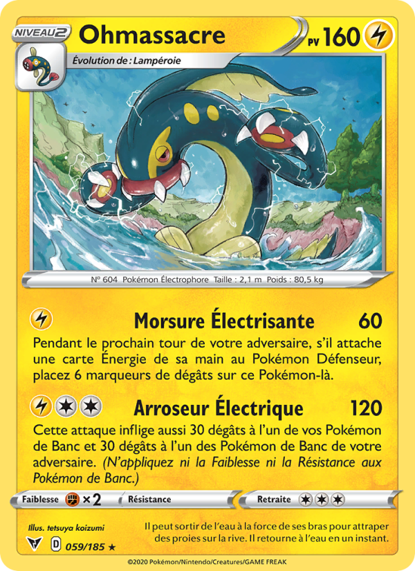 Ohmassacre 59 — Vivid Voltage (French Pokémon TCG card)