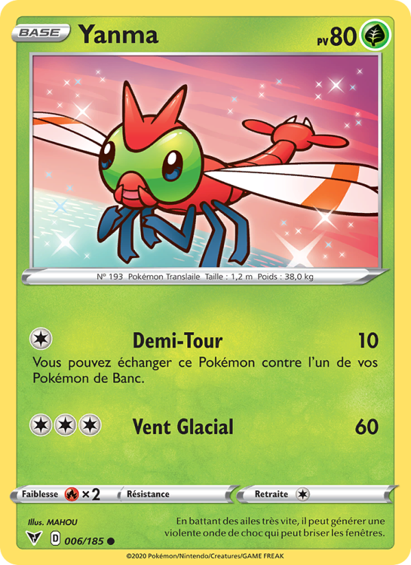 Yanma 6 — Vivid Voltage (French Pokémon TCG card)