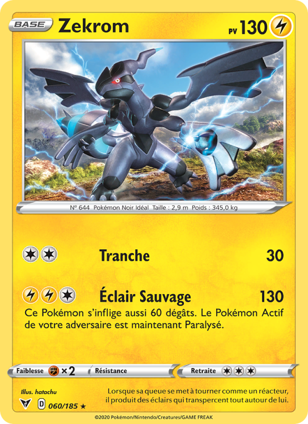 Zekrom 60 — Vivid Voltage (French Pokémon TCG card)