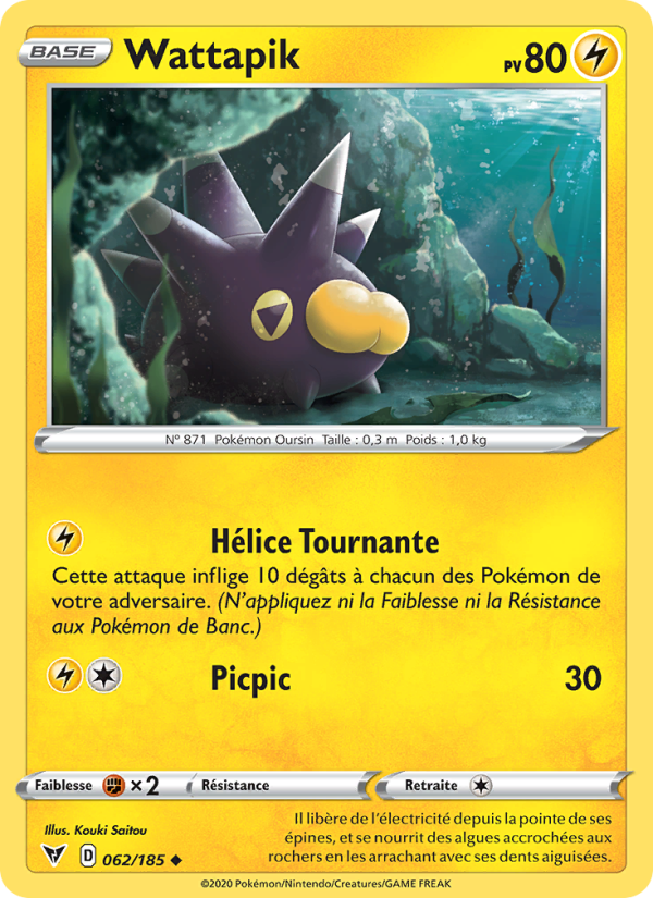 Wattapik 62 — Vivid Voltage (French Pokémon TCG card)