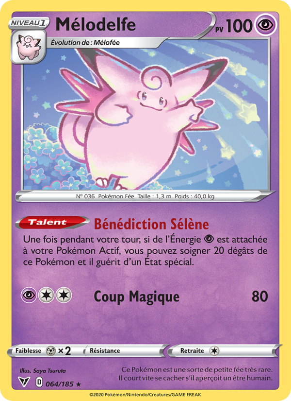 Mélodelfe 64 — Vivid Voltage (French Pokémon TCG card)
