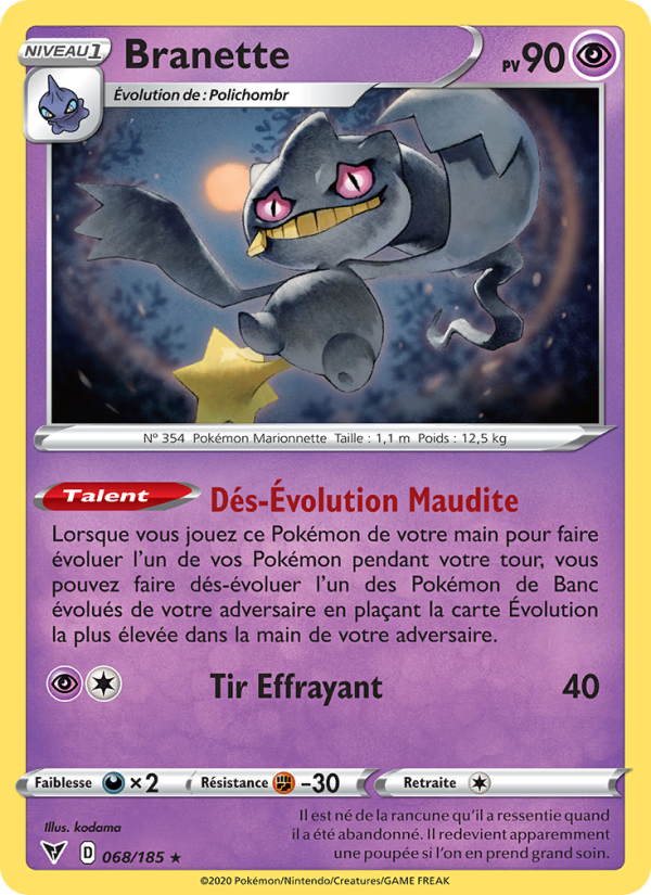 Branette 68 — Vivid Voltage (French Pokémon TCG card)