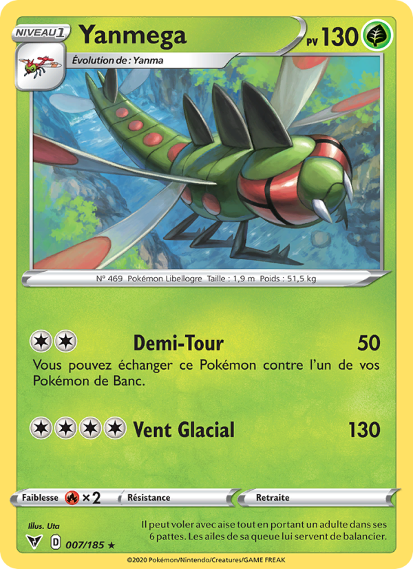 Yanmega 7 — Vivid Voltage (French Pokémon TCG card)