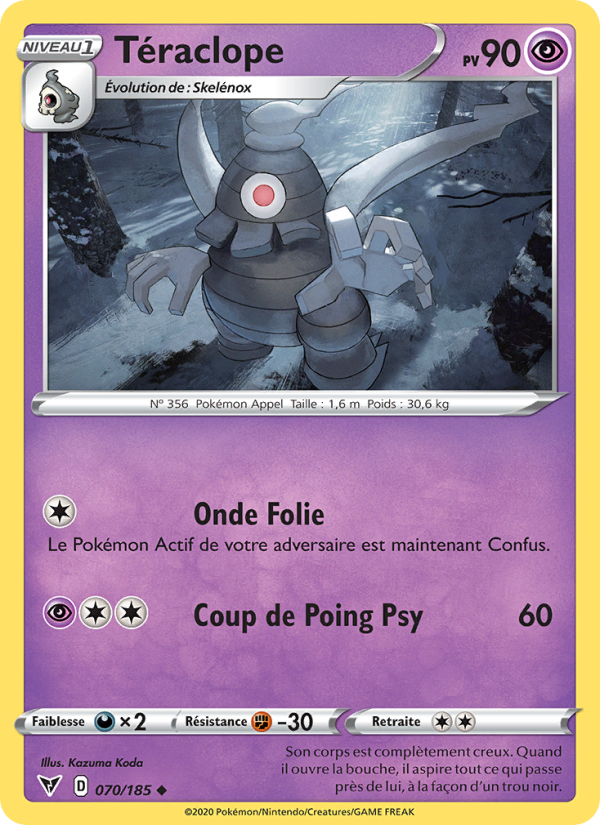 Téraclope 70 — Vivid Voltage (French Pokémon TCG card)