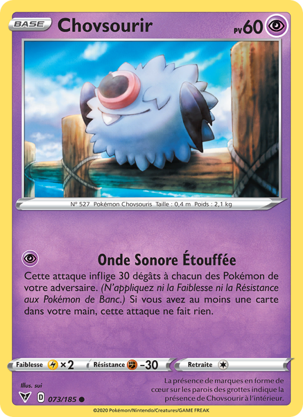 Chovsourir 73 — Vivid Voltage (French Pokémon TCG card)