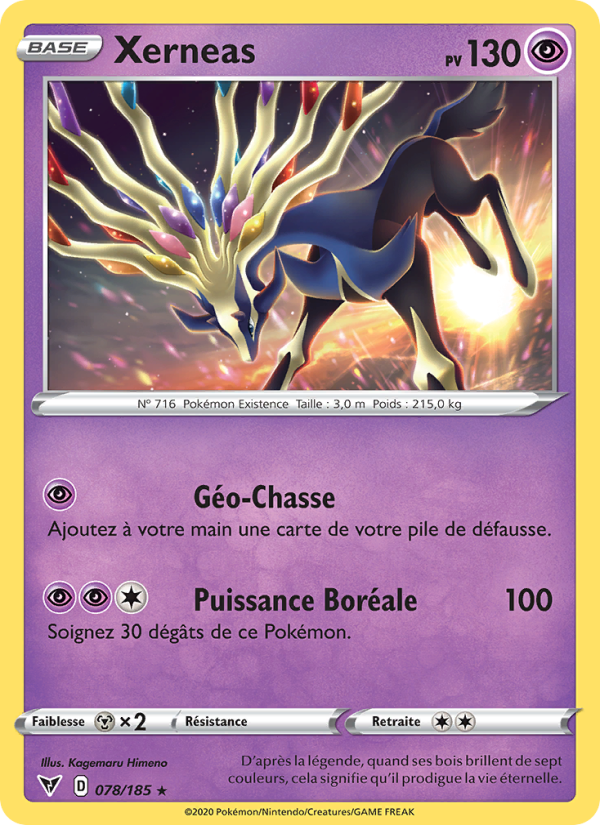 Xerneas 78 — Vivid Voltage (French Pokémon TCG card)