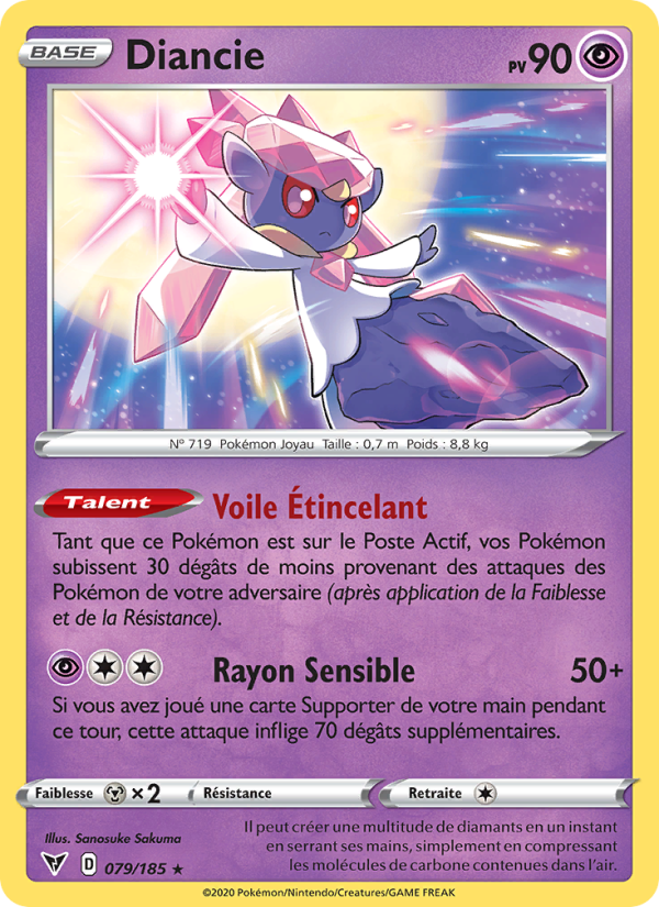 Diancie 79 — Vivid Voltage (French Pokémon TCG card)