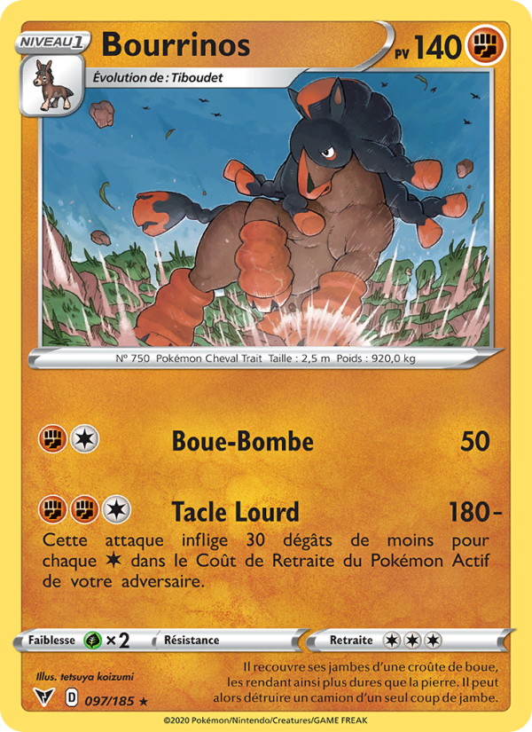 Bourrinos 97 — Vivid Voltage (French Pokémon TCG card)