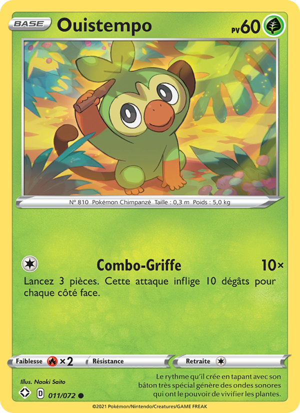 Ouistempo 11 — Glänzendes Schicksal (French Pokémon TCG card)