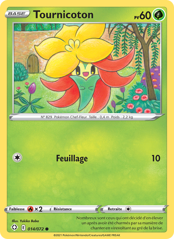 Tournicoton 14 — Glänzendes Schicksal (French Pokémon TCG card)