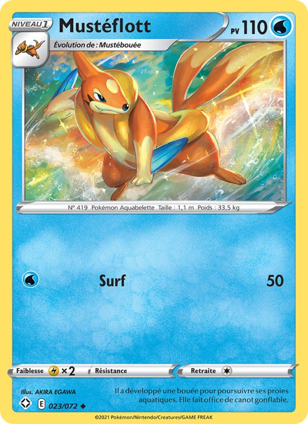 Mustéflott 23 — Glänzendes Schicksal (French Pokémon TCG card)