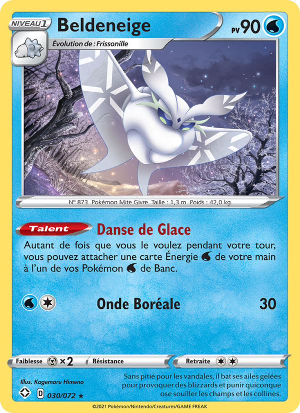 Beldeneige 30 — Glänzendes Schicksal (French Pokémon TCG card)