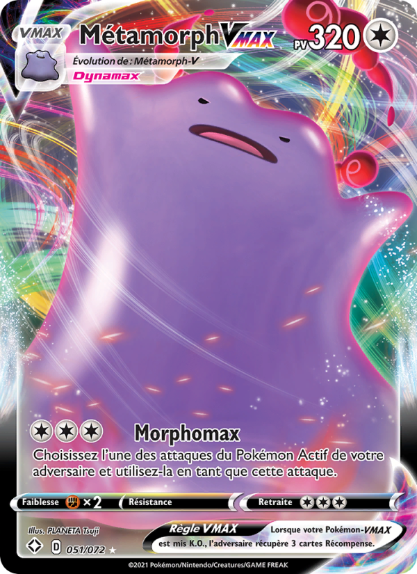 Métamorph VMAX 51 — Glänzendes Schicksal (French Pokémon TCG card)