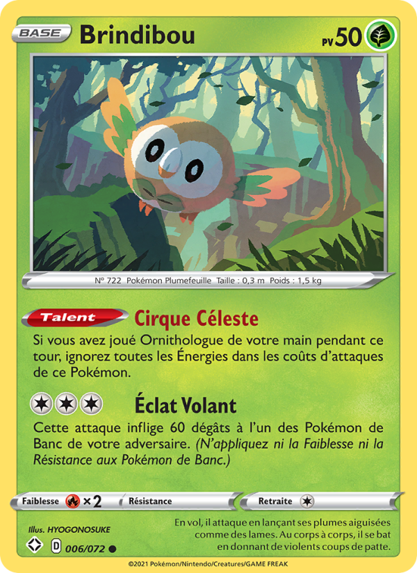 Brindibou 6 — Glänzendes Schicksal (French Pokémon TCG card)