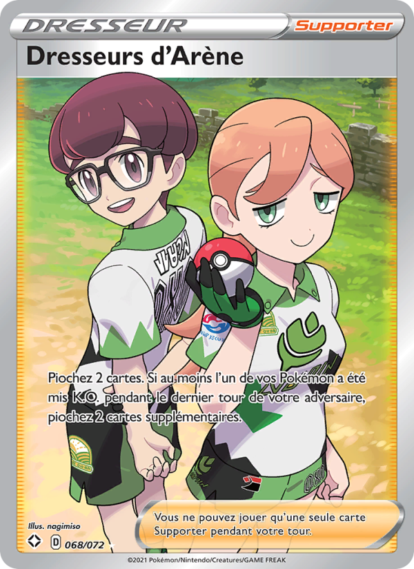 Dresseurs d'Arène 68 — Glänzendes Schicksal (French Pokémon TCG card)