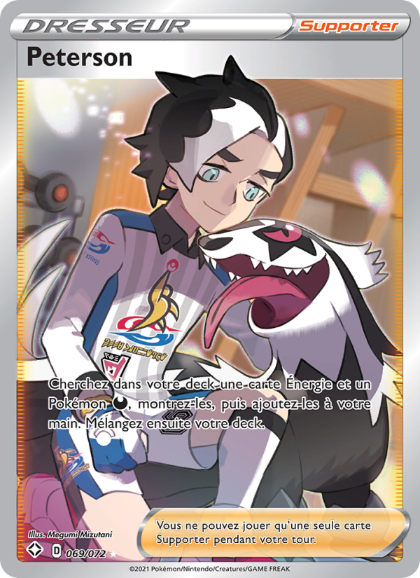 Peterson 69 — Glänzendes Schicksal (French Pokémon TCG card)