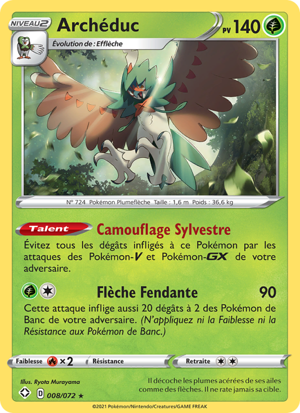 Archéduc 8 — Glänzendes Schicksal (French Pokémon TCG card)