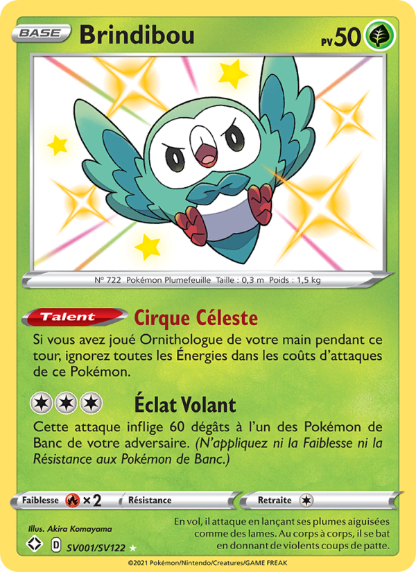 Brindibou SV001 — Glänzendes Schicksal (French Pokémon TCG card)