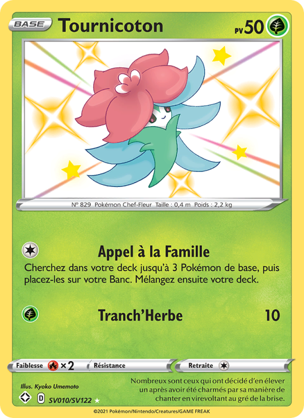 Tournicoton SV010 — Glänzendes Schicksal (French Pokémon TCG card)