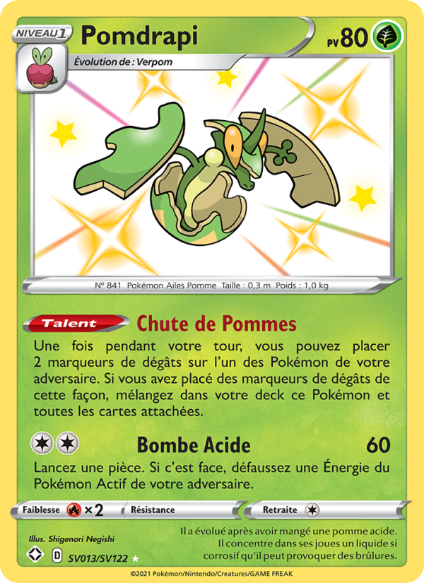 Pomdrapi SV013 — Glänzendes Schicksal (French Pokémon TCG card)