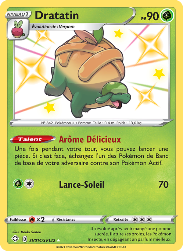 Dratatin SV014 — Glänzendes Schicksal (French Pokémon TCG card)