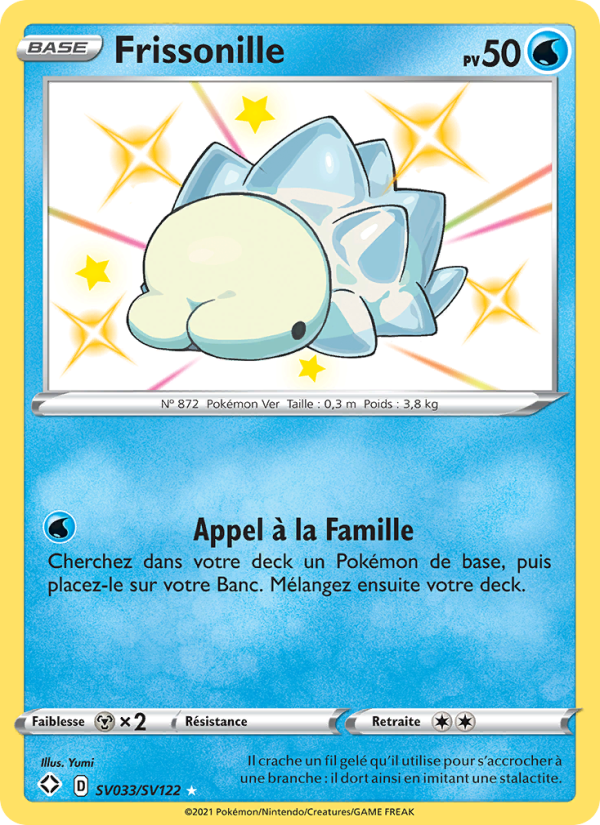 Frissonille SV033 — Glänzendes Schicksal (French Pokémon TCG card)