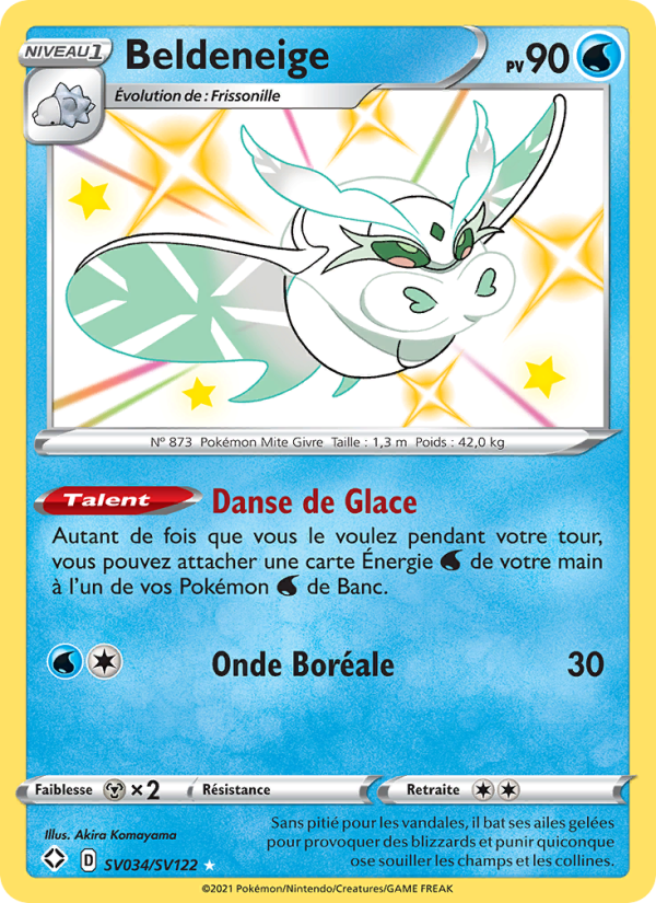 Beldeneige SV034 — Glänzendes Schicksal (French Pokémon TCG card)