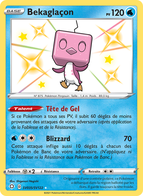 Bekaglaçon SV035 — Glänzendes Schicksal (French Pokémon TCG card)