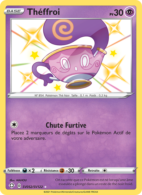 Théffroi SV052 — Glänzendes Schicksal (French Pokémon TCG card)