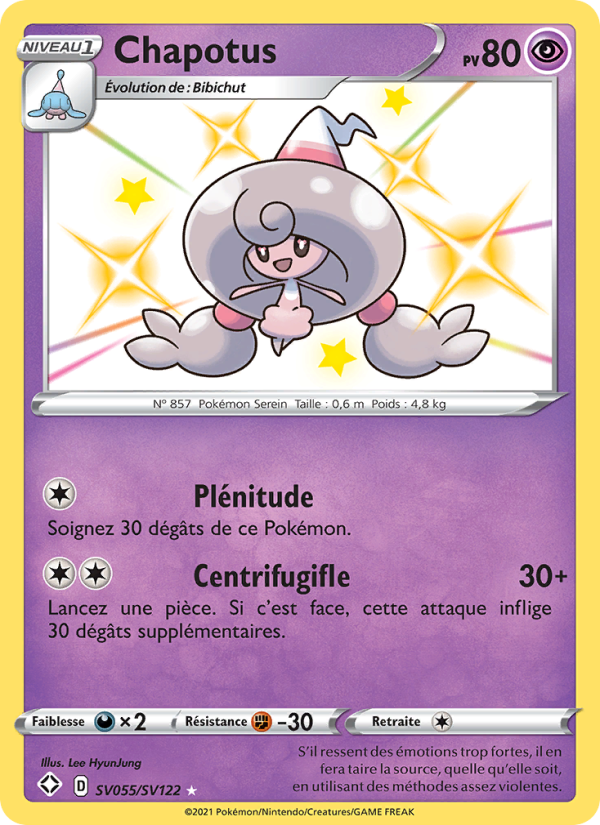 Chapotus SV055 — Glänzendes Schicksal (French Pokémon TCG card)