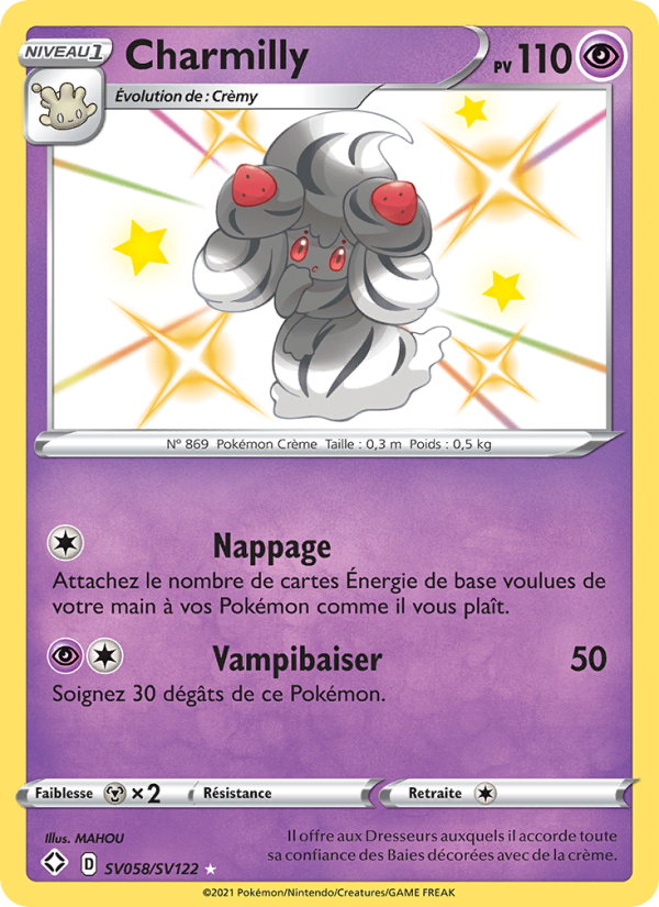 Charmilly SV058 — Glänzendes Schicksal (French Pokémon TCG card)