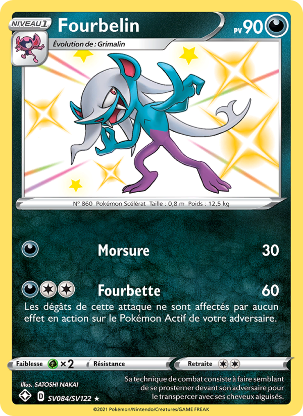 Fourbelin SV084 — Glänzendes Schicksal (French Pokémon TCG card)