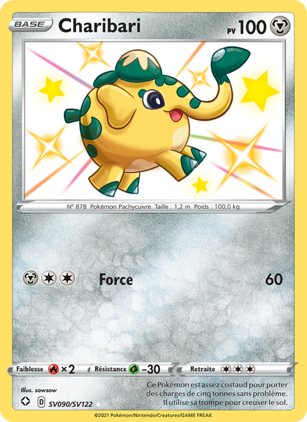 Charibari SV090 — Glänzendes Schicksal (French Pokémon TCG card)