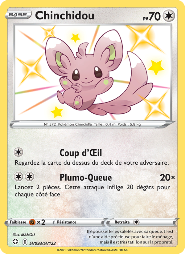 Chinchidou SV093 — Glänzendes Schicksal (French Pokémon TCG card)