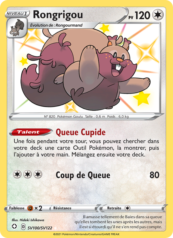 Rongrigou SV100 — Glänzendes Schicksal (French Pokémon TCG card)
