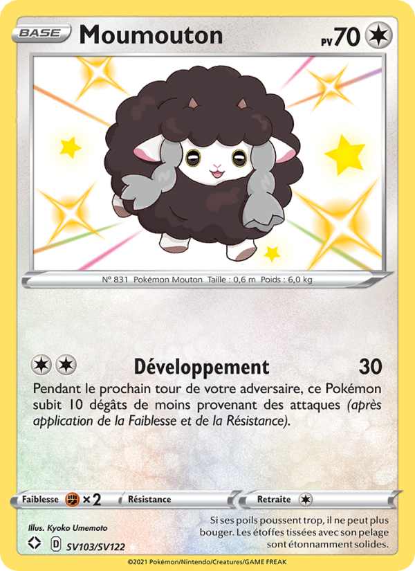 Moumouton SV103 — Glänzendes Schicksal (French Pokémon TCG card)